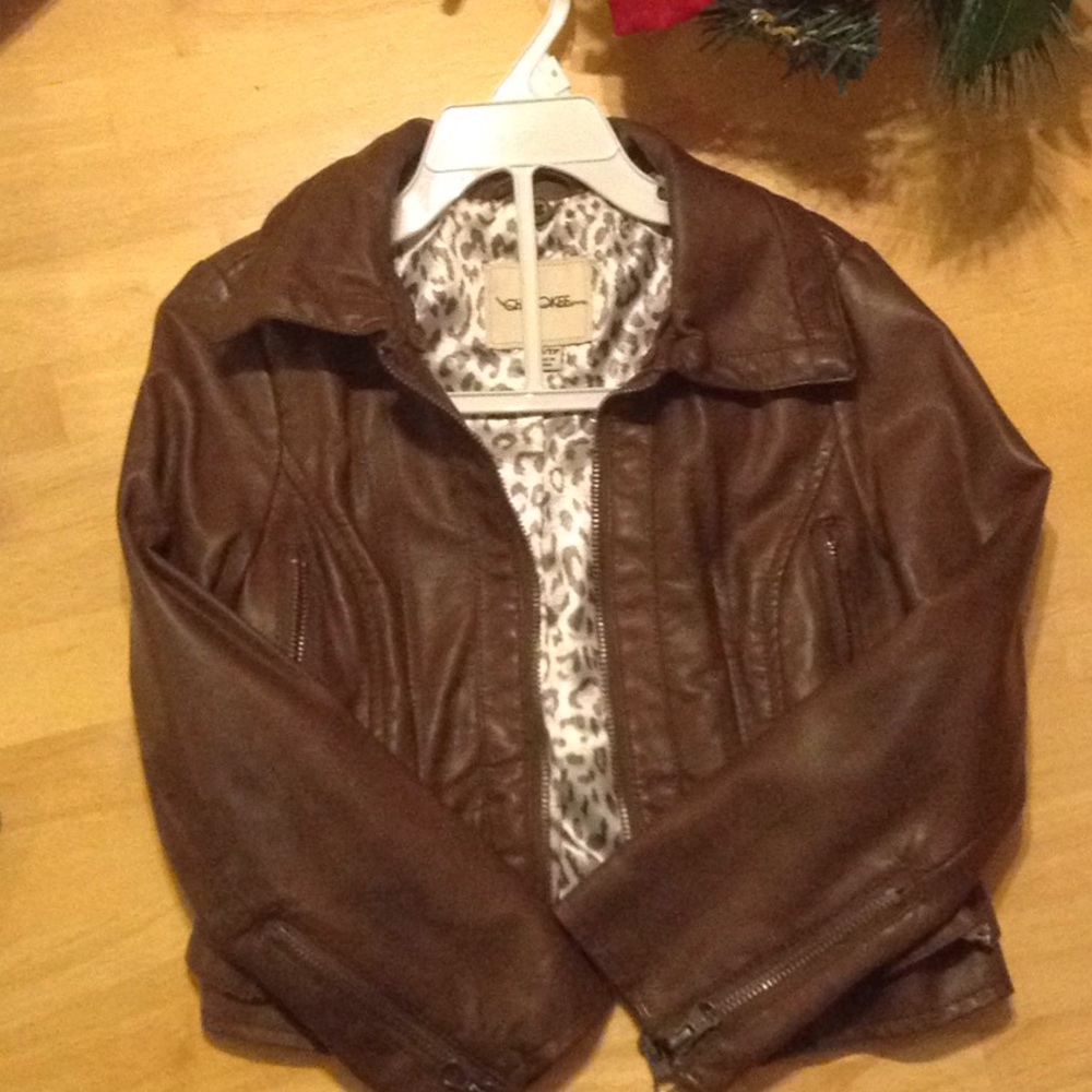 Brown Leather Jacket